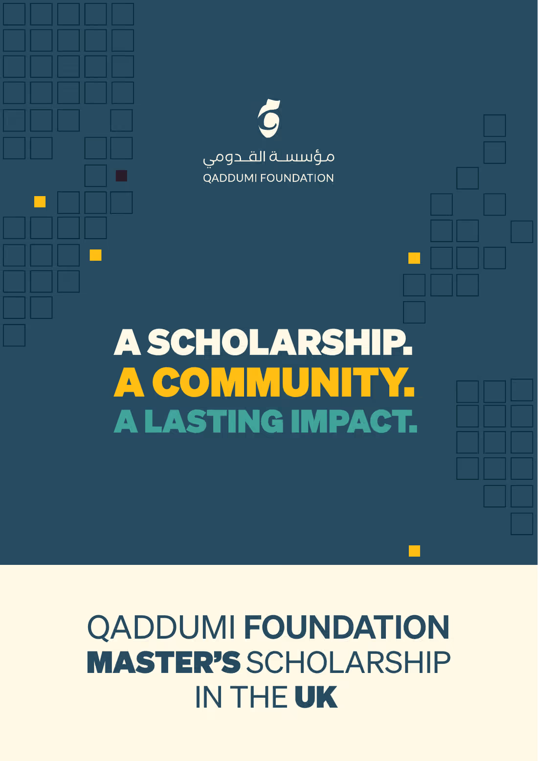 Page 1: A SCHOLARSHIP.