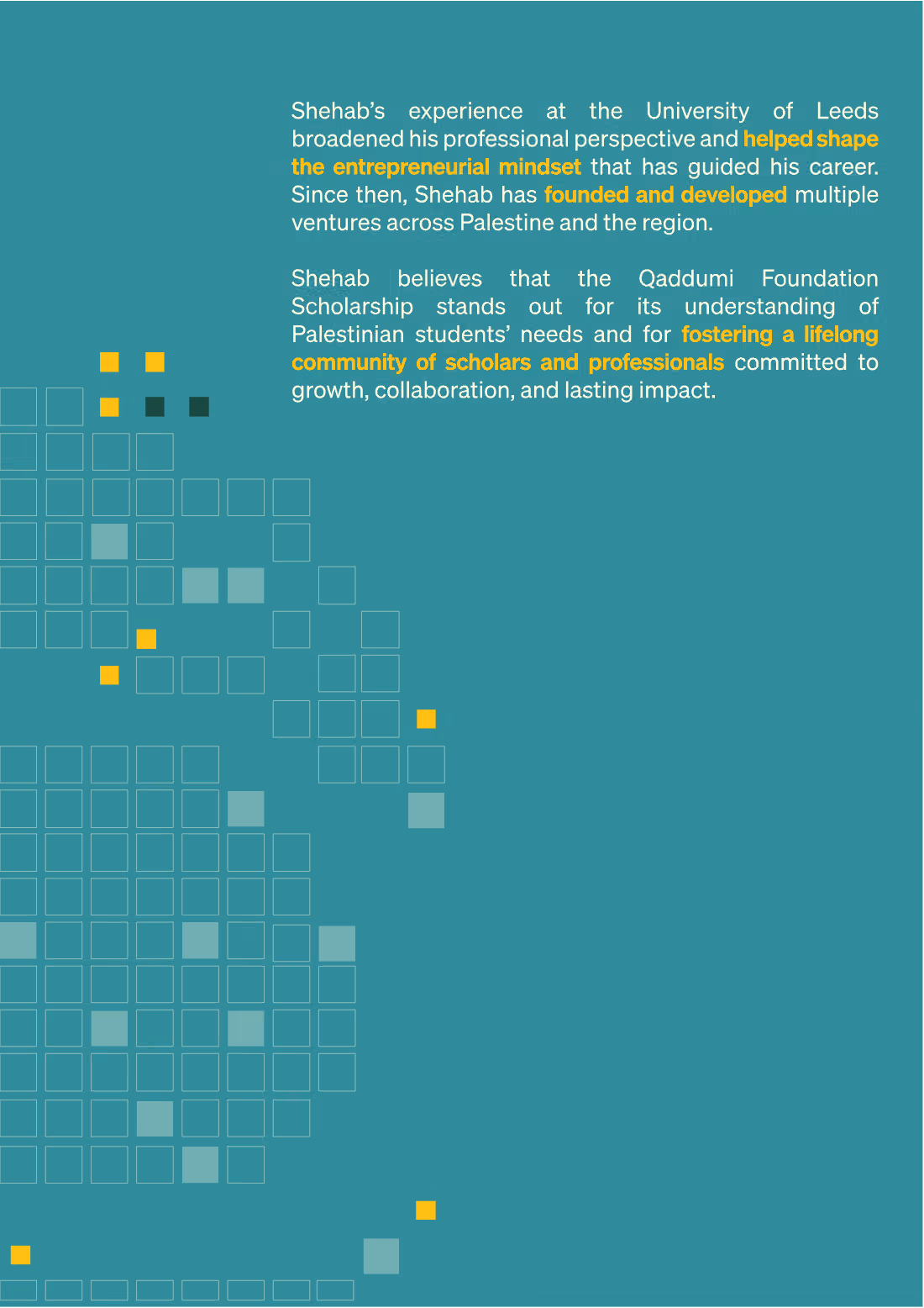 Page 29: Shehab’s experience at the University of Leeds